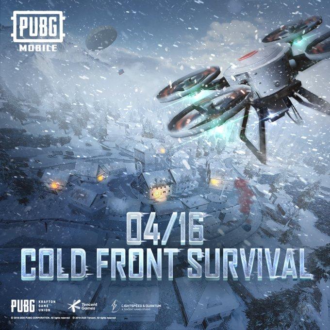 PUBG Mobile'a 'Cold Front Survival' modu geliyor!