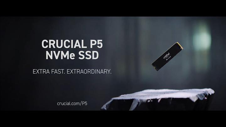Crucial yüksek performanslı P5 NVMe SSD’lerini duyurdu