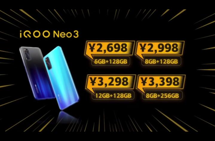 iqoo neo3 5g fiyatı ve özellikleri