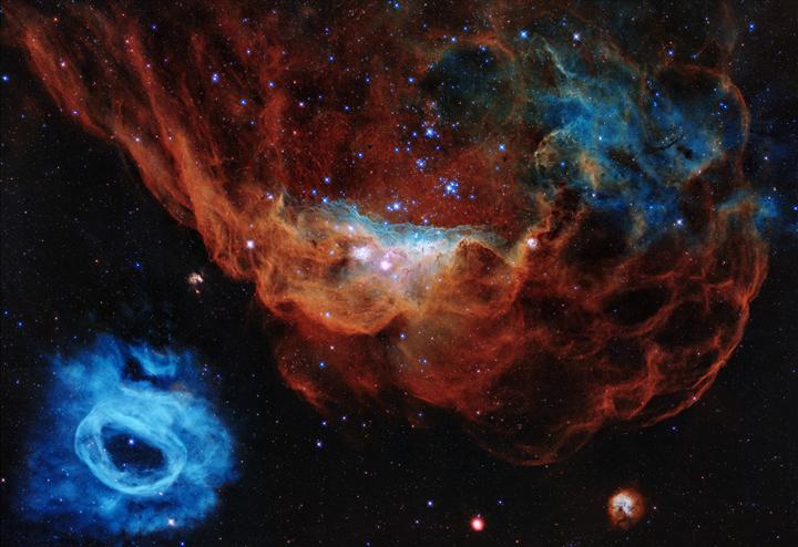 Hubble'dan büyüleyici fotoğraf: İşte 'Kozmik Mercanlar'