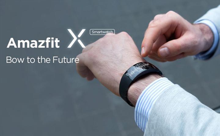 Kavisli ekrana sahip Amazfit X akıllı saat ön siparişe açıldı