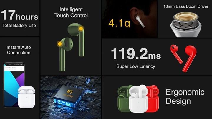 Realme Buds Air Neo tam kablosuz kulaklıklar tanıtıldı
