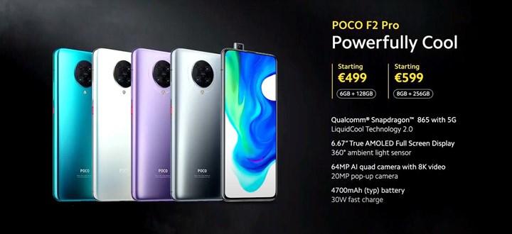 POCO F2 Pro Türkiye'ye geliyor