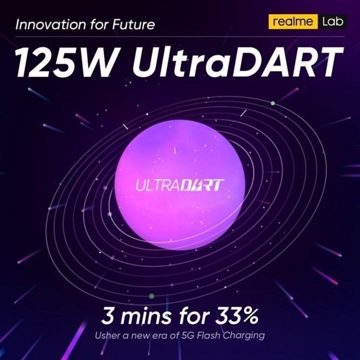 Realme 125W UltraDart hızlı şarj duyuruldu