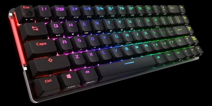Asus’tan yüzde 65 boyutta oyuncu klavyesi