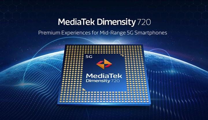 MediaTek orta sınıf telefonlara 5G getirecek Dimensity 720 işlemcisini tanıttı