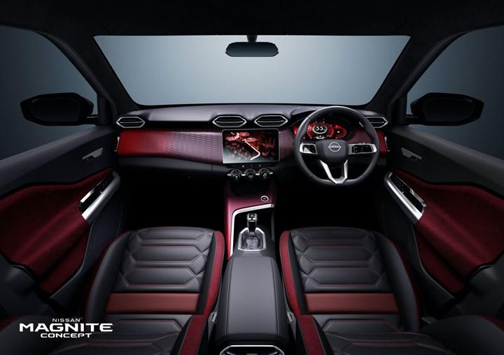 Nissan, yeni kompakt SUV konsepti Magnite'in iç mekanını gösterdi