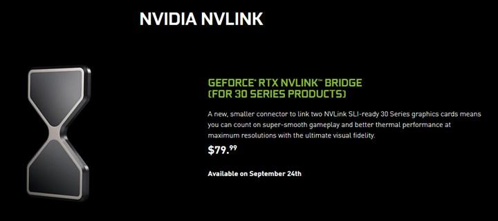 Nvidia NVLink köprüsünün fiyatını açıkladı