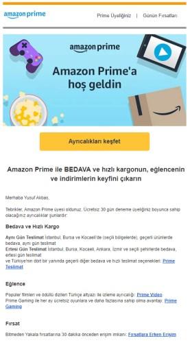 Amazon Türkiye’den dev hamle: Amazon Prime Türkiye’de!