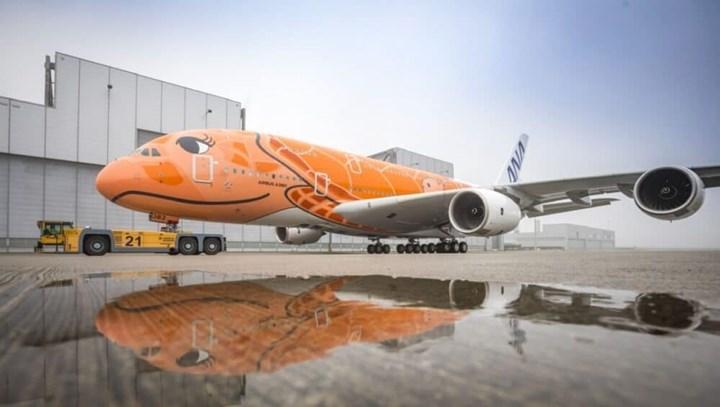 Göklere veda edecek Airbus A380 için verilen son siparişin gövde inşası tamamlandı