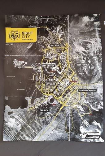 Cyberpunk 2077'nin Night City haritası sızdırıldı