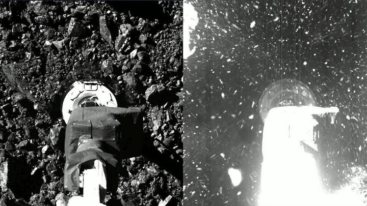 OSIRIX-REx’n numune toplama aparatından dışarıya asteroit parçaları sızıyor