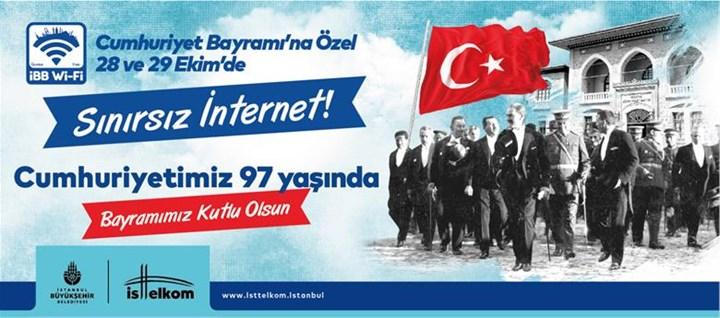 İstanbullulara 2 gün sınırsız internet müjdesi