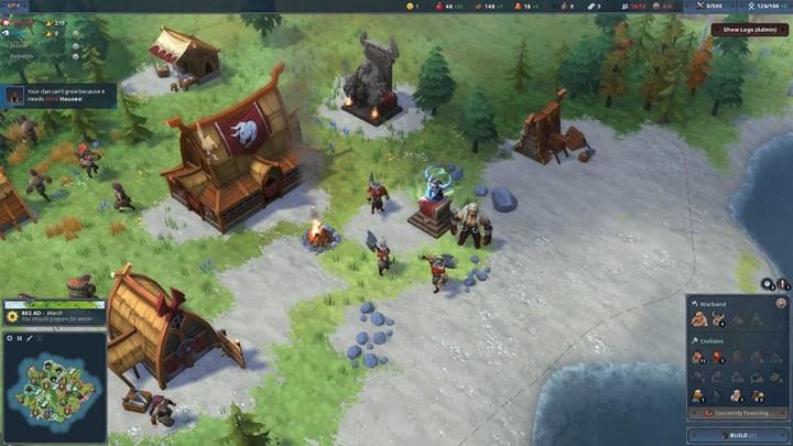 Viking temalı strateji oyunu Northgard'ın mobil sürümünden oynanış videosu paylaşıldı