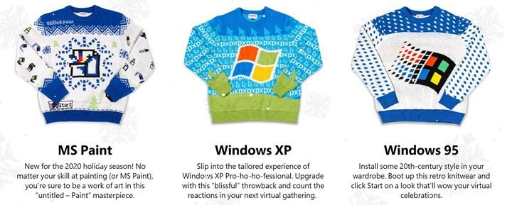 Microsoft'tan Paint ve Windows temalı 'çirkin kazaklar'