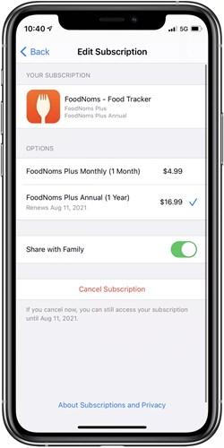 Apple, uygulama içi satın alımlar ve abonelikler için 'Aile Paylaşımı' getirdi