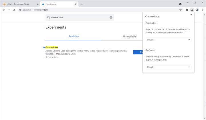 Google, Chrome'un deneysel özelliklerini test etmeyi kolaylaştırıyor
