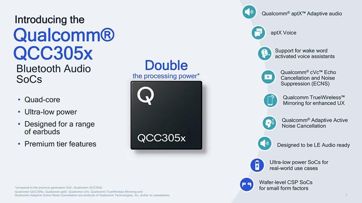 Qualcomm QCC305x ile orta sınıf kablosuz kulaklıklar seviye atlayacak