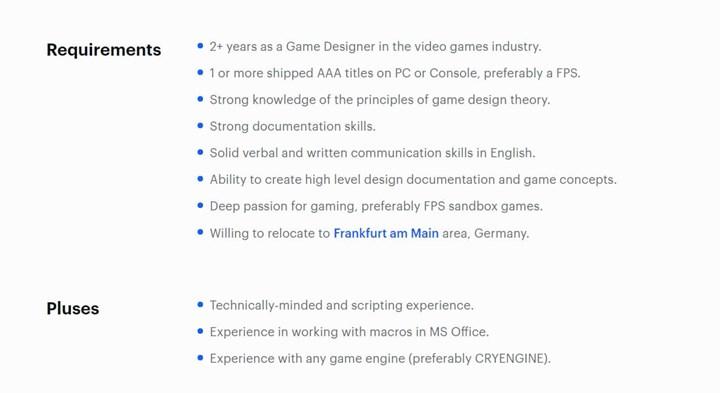 Crysis'in geliştiricisi Crytek, yüksek bütçeli yeni bir oyun üzerinde çalışıyor