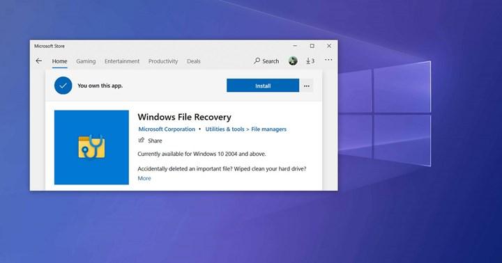 Windows 10'da silinen dosyaları kurtarmak daha kolay hale geliyor