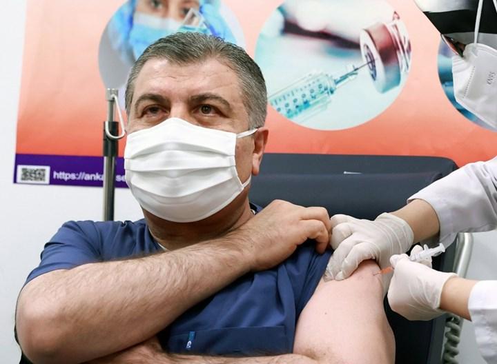 Türkiye'de koronavirüs aşısı olan kişi sayısı 500 bini geçti