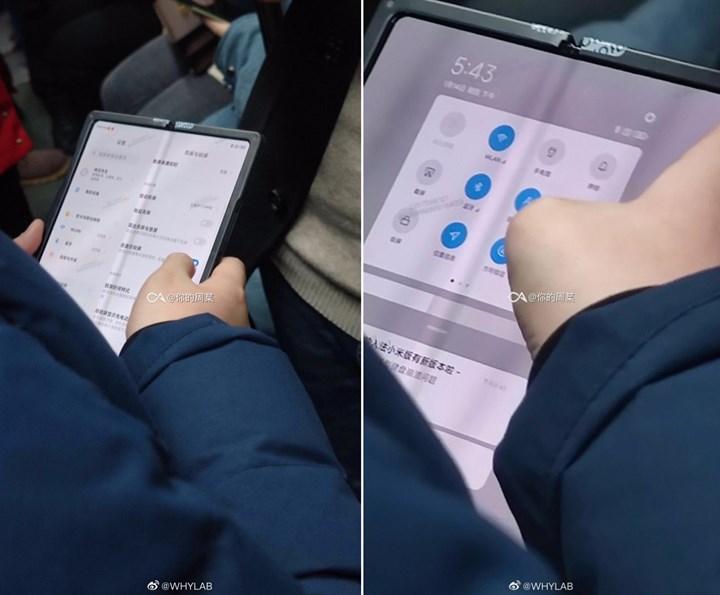 Xiaomi'nin katlanabilir telefonunun görüntüleri ortaya çıktı