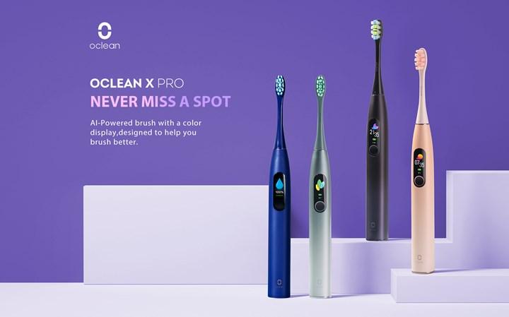 Dokunmatik ekranlı akıllı diş fırçası Oclean x Pro yüzde 5 indirimde