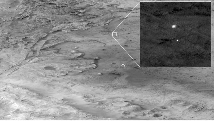 Perseverance'ın Mars'a iniş anları uzaydan görüntülendi: İşte inanılmaz görseller