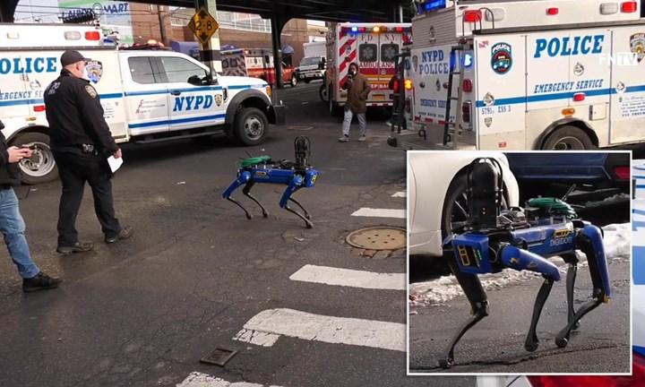 Boston Dynamics'in robot köpeği polis operasyonunda görev aldı