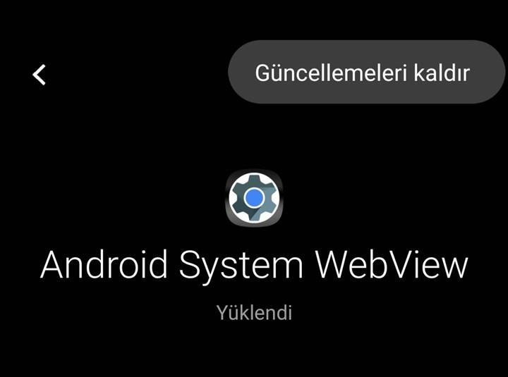 Android uygulamaları Google WebView nedeniyle çöküyor