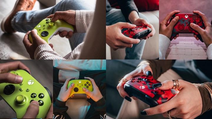 Xbox Series'in farklı renklerdeki iki yeni kontrolcüsü tanıtıldı