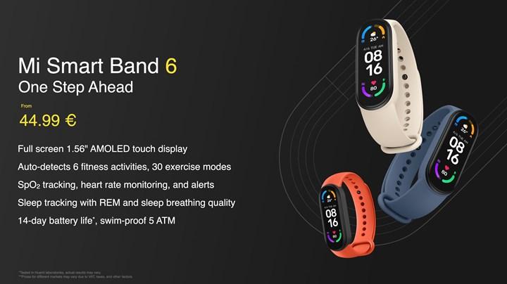 Xiaomi Mi Band 6 ilk satış gününde yeni bir güncelleme aldı