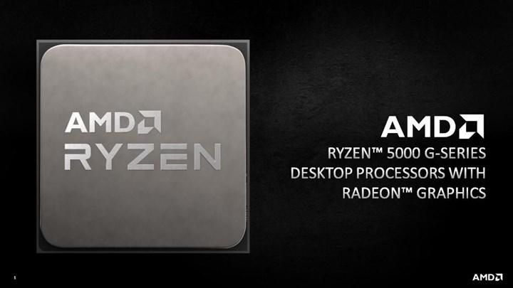 AMD Ryzen 5000G APU’larını duyurdu: Perakende pazarına da sunulacak