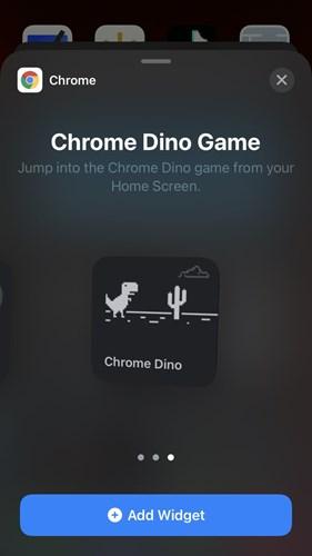 Google Chrome'un internet olmayınca oynanan dinazor oyunu widget olarak iPhone'lara geliyor