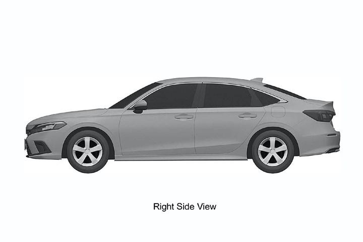 2021 Honda Civic Sedan ve Hatchback'in tasarımı patent görüntüleriyle ortaya çıktı