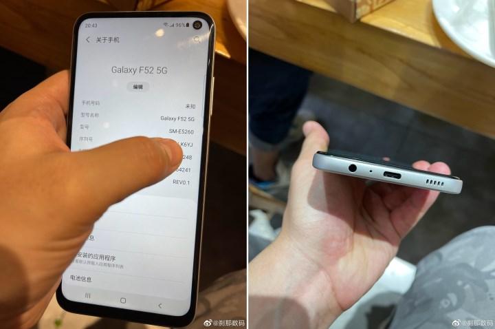 Samsung Galaxy F52 5G'nin tasarımı ve fiyatı ortaya çıktı