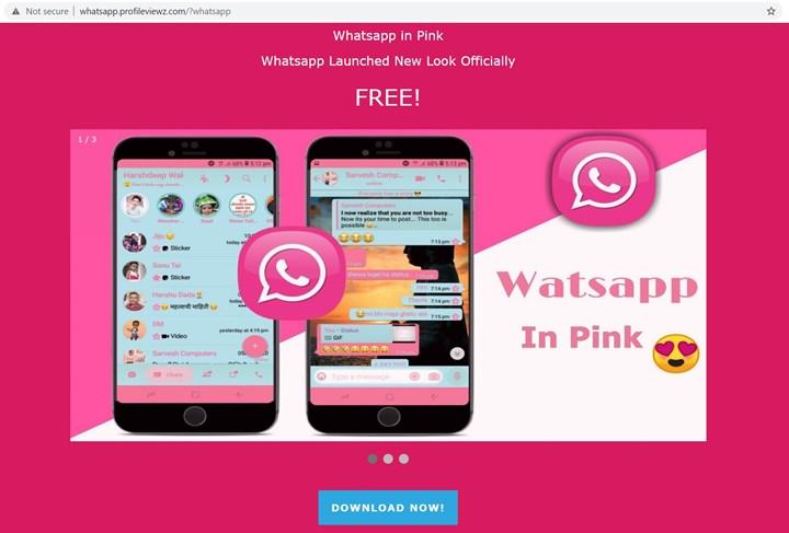 Pembe Whatsapp tehlike saçıyor: Hesabınız ele geçirilebilir