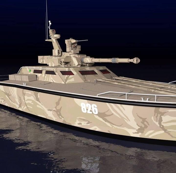 Endonezya’dan sahil güvenlik botuyla tankı harmanlayan deniz aracı: Tank Bot!