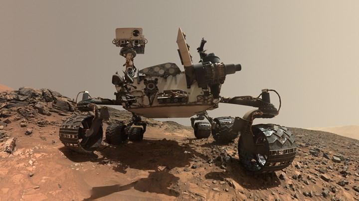 Curiosity’nin yörüngeden çekilmiş fotoğrafı 