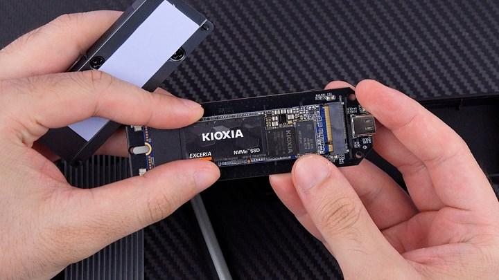 Kioxia harici NVMe SSD oluşturduk