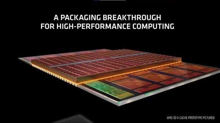 AMD 3D V-Cache ön belleği 3 katına çıkarıyor