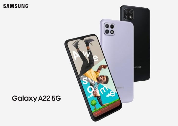 Samsung Galaxy A22 ve Galaxy A22 5G tanıtıldı