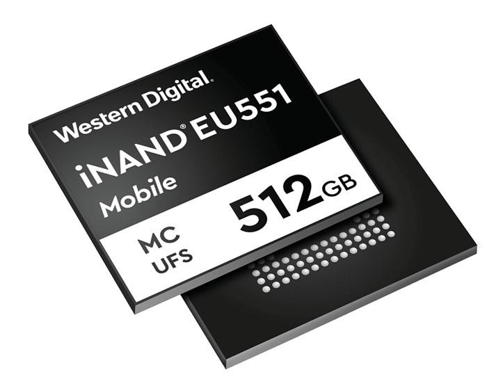 WD iNAND MC EU551 bellek çözümü en hızlısını sunuyor