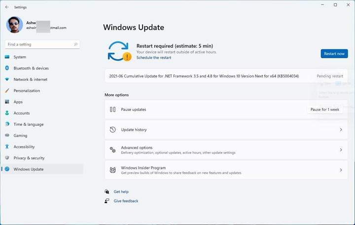 Windows 11 güncelleme yükleme süresini kullanýcýya söyleyecek