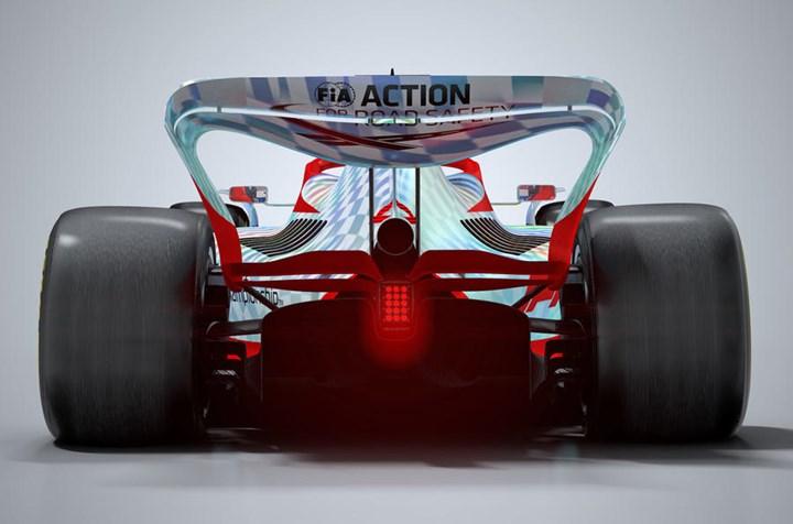 2022 formula 1 araçları arka tasarım