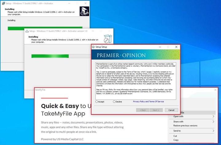 Sahte Windows 11 kurulum dosyasý tehlike saçýyor