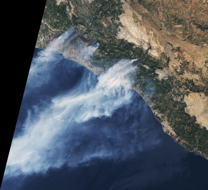 NASA, Türkiye'deki yangınların uydu görüntülerini yayınladı