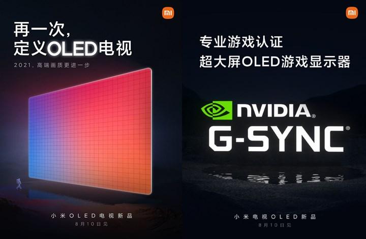 Xiaomi, G-Sync özellikli yeni OLED TV'sini piyasaya sürüyor