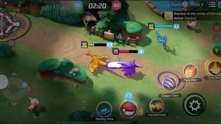 Pokemon Unite, iOS ve Android için ön kayıta açıldı