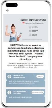 Huawei Servis Festivali başladı